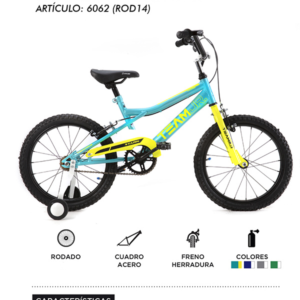6062 BMX Rod 14 "Team Junior" Nene