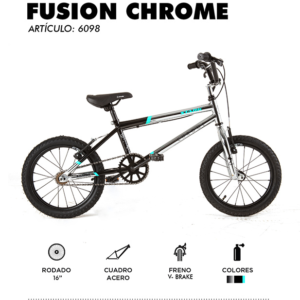 6098 BMX Rod 16 "Fusion Chrome"Nene