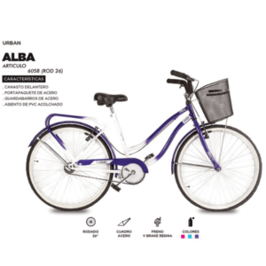 6058 Playera Rod 26 "Alba" Mujer