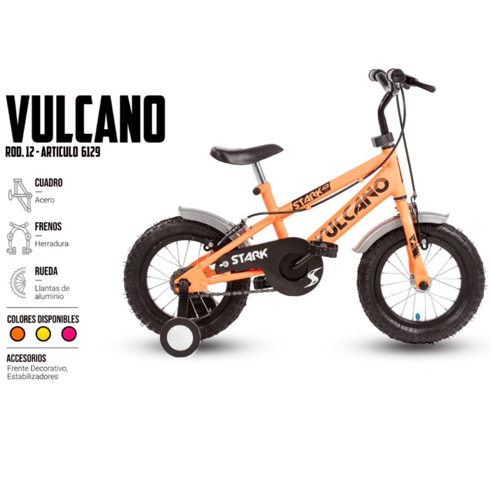 6129 Rod 12 Vulcano Nene Cámara y Cubierta