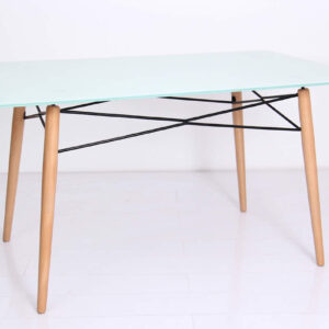 7845 Mesa Paris Vidrio Blanco 1.40X0.90