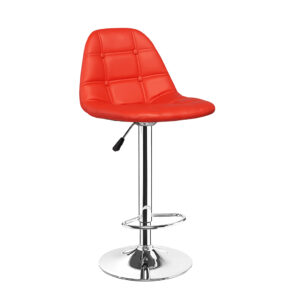 22700 Banqueta Tapizado Capitoné H310 Rojo, Cantidad X 2 Unidades