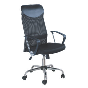 10450 Sillón Mesh Alto Negro