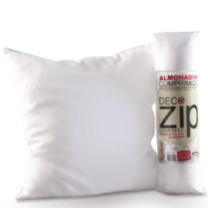 4055 Deco Zip Almohadón Comprimido 50 x 50 cms. Cantidad X 50