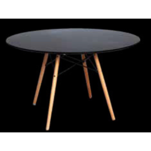 7805 Mesa Paris Redonda MDF Diametro 1.20 M Negro