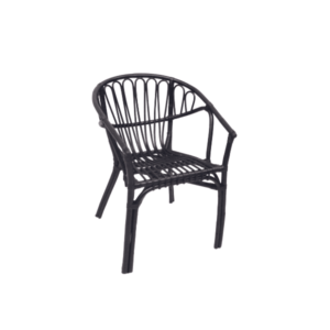 7350 Sillon Ratan Aruncus Negro