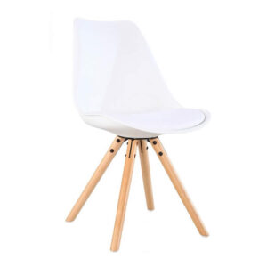 7970 Silla Nórdica con Almohadón Blanco, Cantidad X 6 u