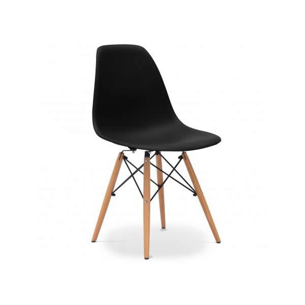 7915 Silla Eames Negro, Cantidad X 4 u (Sin Stock)