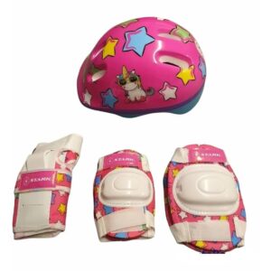 5886 Set de Protecciones Unicornio/Casco/Coderas/Muñequeras y Rodilleras