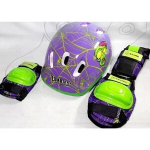 5885 Set de Protecciones Zoombies/Casco/Coderas/Muñequeras y Rodilleras