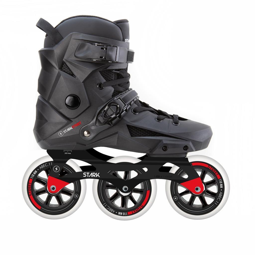 5884 Rollers Street Dark 3.0, Botas para Slalom Fijos , Ruedas 3 X 110 / ABEC-11. Color Negro o Blanco,Caja X 5
