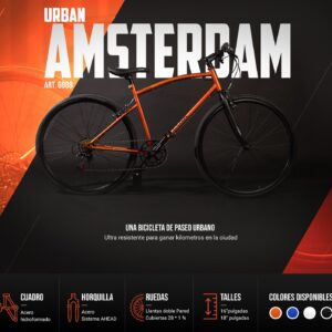 6088 Playera Rod 28" Amsterdam