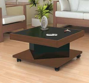 11150 Mesa Saara Imbuia/Negro (Sin Stock)
