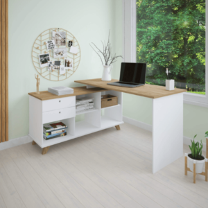 2180 Rack Gold Color: Olmo con Blanco