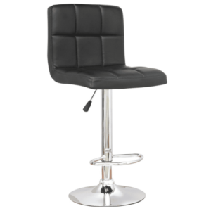 22600 Banqueta con Respaldo tapizado H303 Negro o Blanco Cantidad X 2 Unidades (SIn Stock)