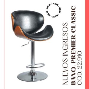 22910 Banqueta Premier Classic Color: Negro